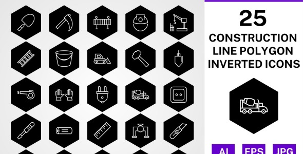 Набор иконок на тему industrial