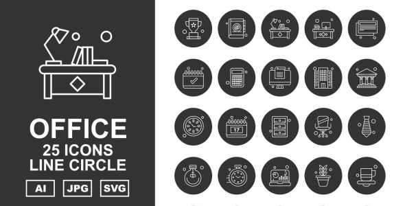 Набор иконок на тему business