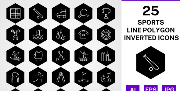 Набор иконок на тему sports