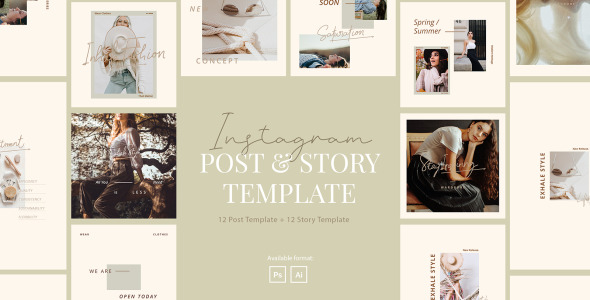 Шаблон для соцсетей на тему графика