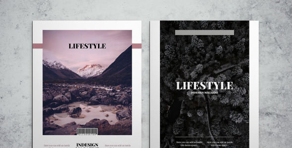 Magazine Template на тему искусство и культура