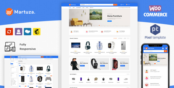 тема многоцелевого электронного магазина woocommerce