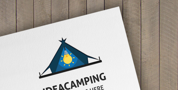 Шаблон логотипа на тему графика