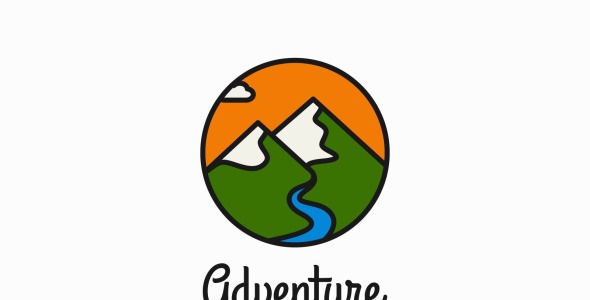 Шаблон логотипа на тему графика