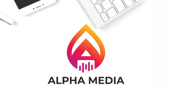 Шаблон логотипа на тему графика