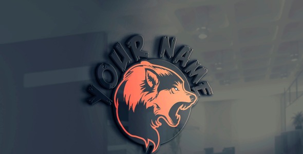 Шаблон логотипа на тему графика