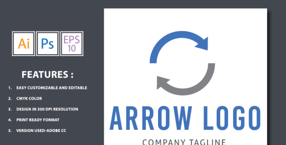 Шаблон логотипа на тему графика