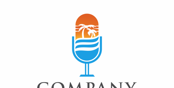 Шаблон логотипа на тему графика