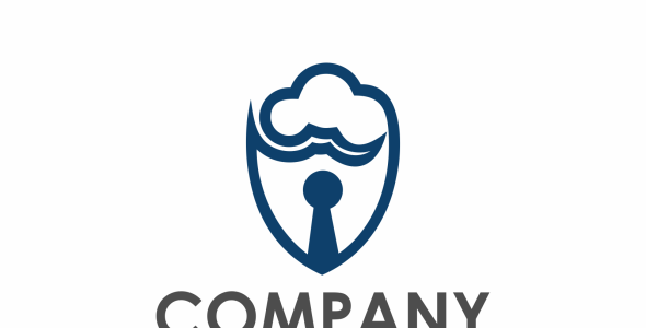 Шаблон логотипа на тему графика