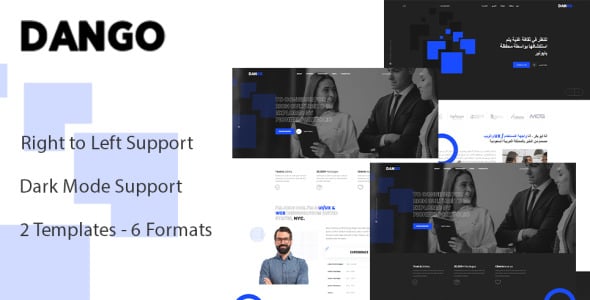 Digital Agency Landing Page Template