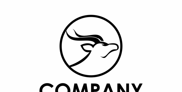 Шаблон логотипа на тему графика