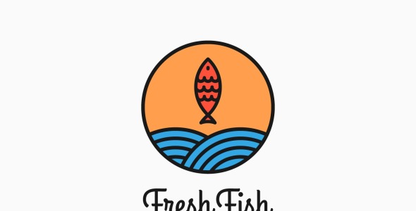 Шаблон логотипа на тему графика