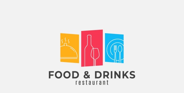 Шаблон логотипа на тему графика