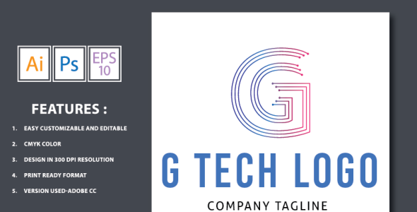 Шаблон логотипа на тему графика