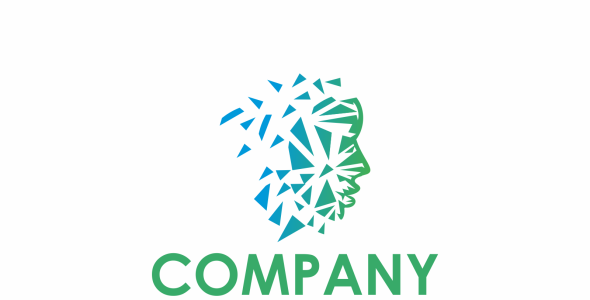 Шаблон логотипа на тему графика