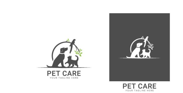 Шаблон логотипа на тему графика