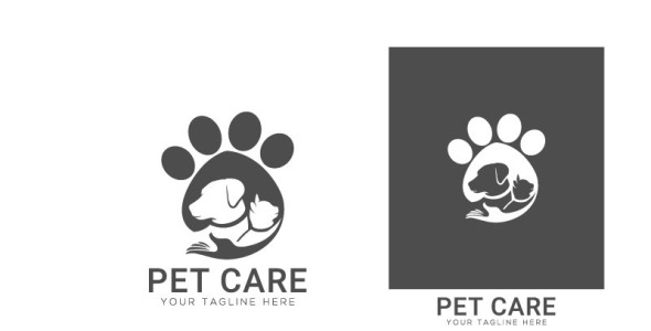 Шаблон логотипа на тему графика