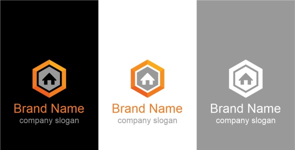 Шаблон логотипа на тему графика