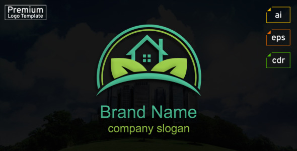 Шаблон логотипа на тему графика