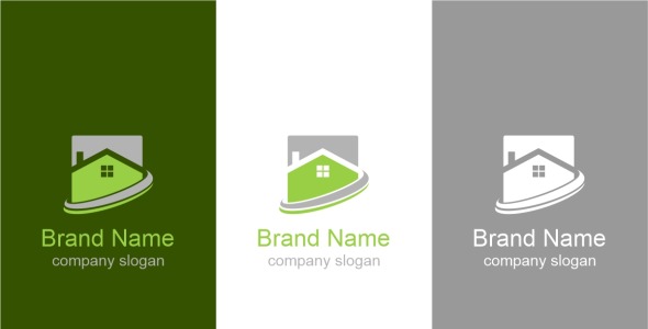 Шаблон логотипа на тему графика