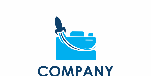 Шаблон логотипа на тему графика