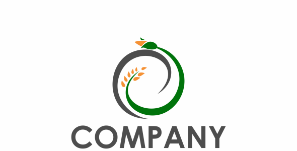 Шаблон логотипа на тему графика