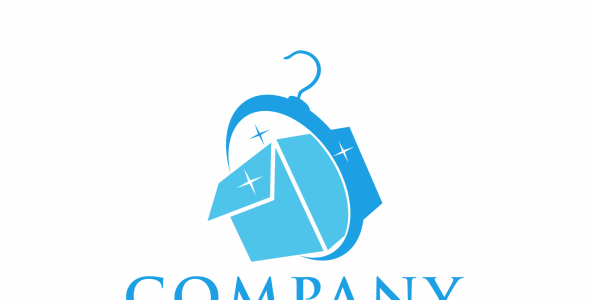 Шаблон логотипа на тему графика