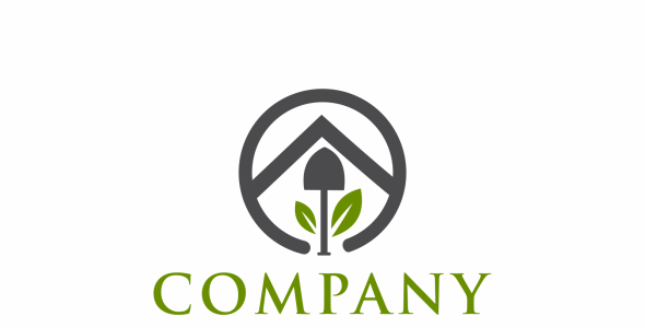 Шаблон логотипа на тему графика