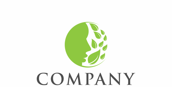 Шаблон логотипа на тему графика