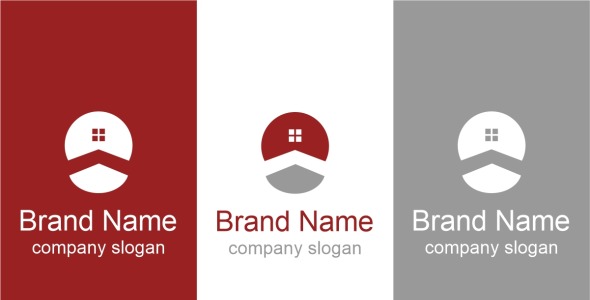 Шаблон логотипа на тему графика