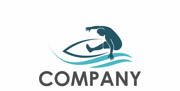 Шаблон логотипа на тему графика