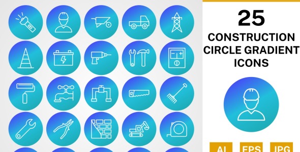 Набор иконок на тему industrial