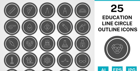 Набор иконок на тему science