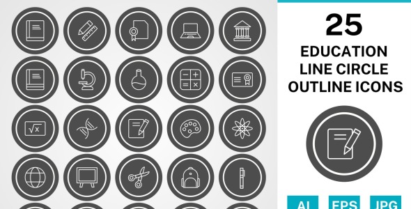 Набор иконок на тему science