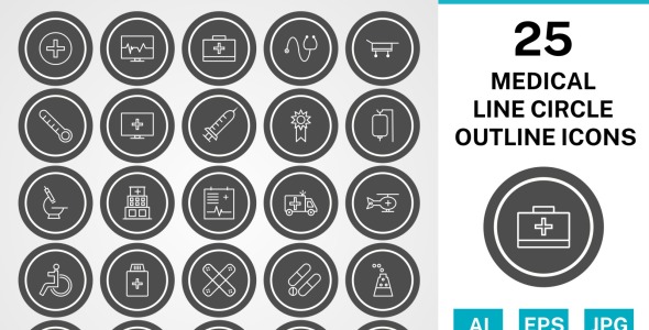 Набор иконок на тему medical