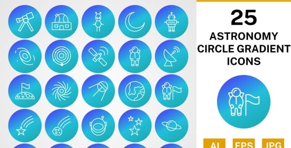 Набор иконок на тему science