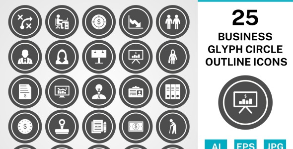 Набор иконок на тему business