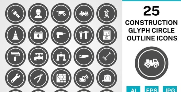 Набор иконок на тему industrial