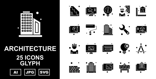 Набор иконок на тему city