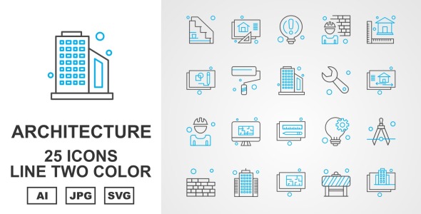 Набор иконок на тему city