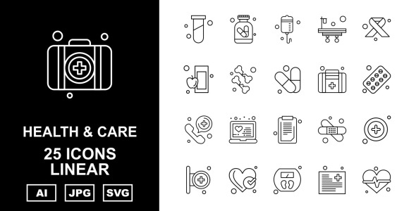 Набор иконок на тему medical