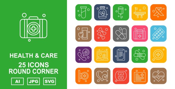 Набор иконок на тему medical