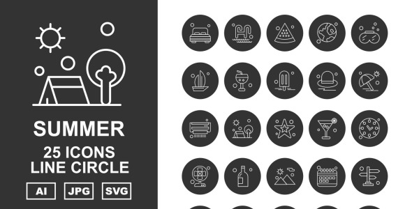 Набор иконок на тему weather