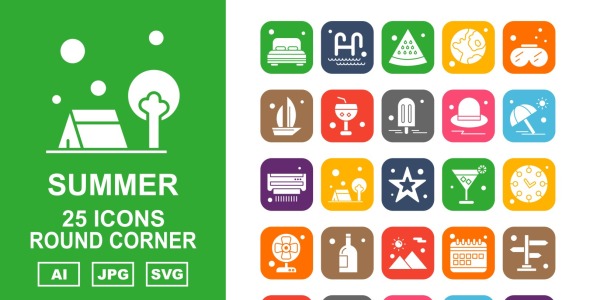 Набор иконок на тему weather