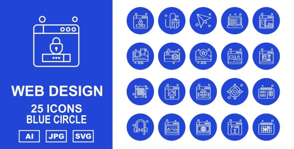 Набор иконок на тему number