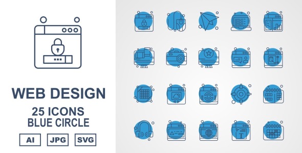 Набор иконок на тему number