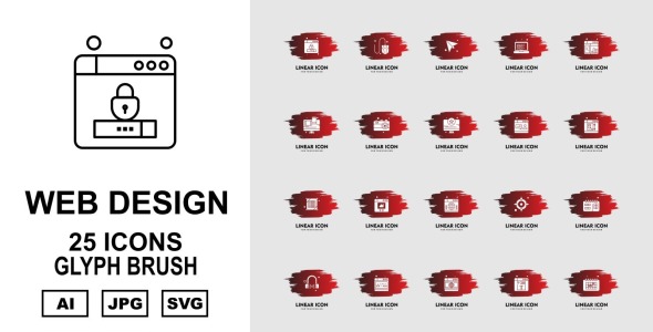 Набор иконок на тему number