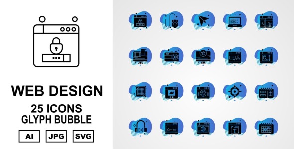 Набор иконок на тему number