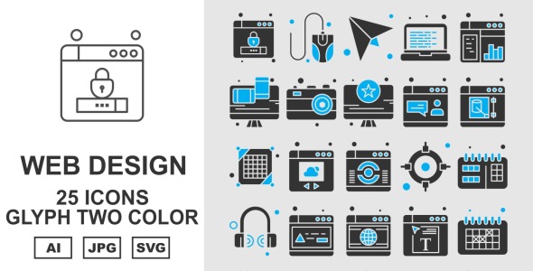 Набор иконок на тему number