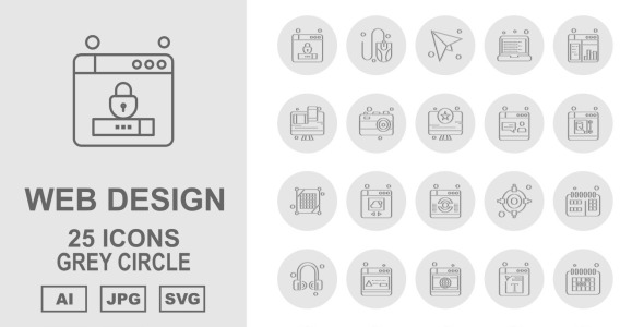 Набор иконок на тему number